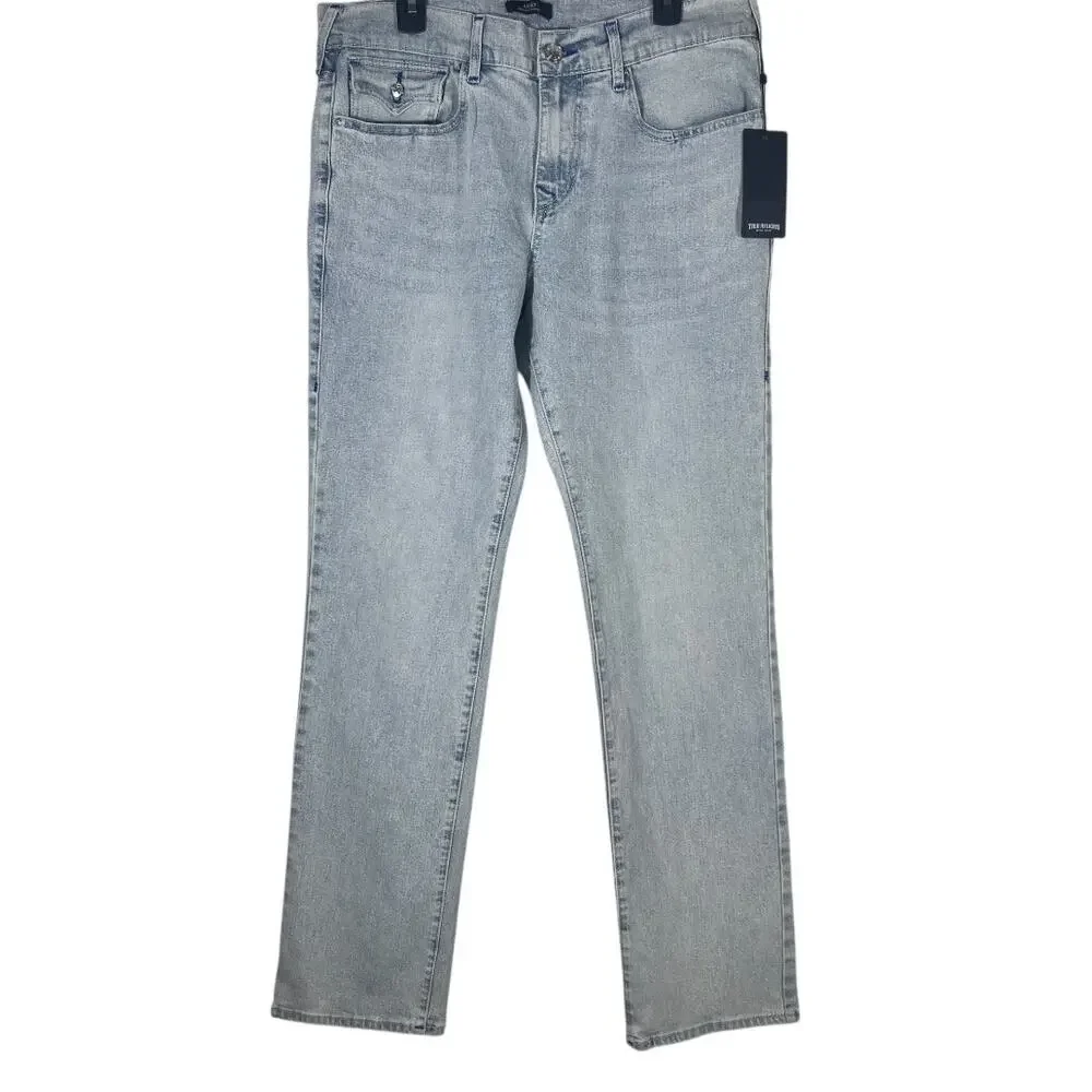 True Religion Ricky SN Flap Straight Relaxed Jeans Size 34